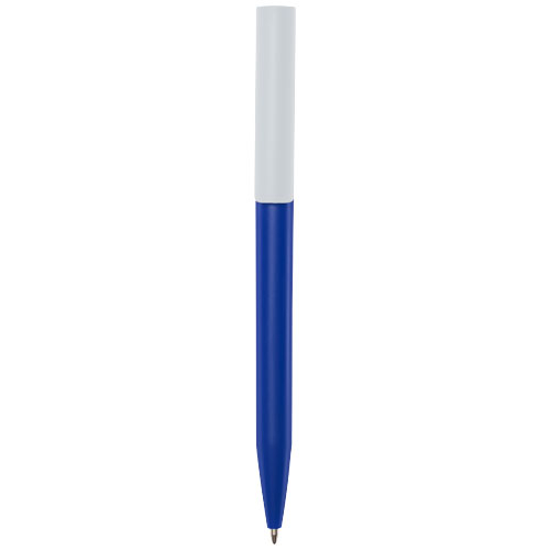 Stylo en plastique recyclé à personnaliser Unix Bleu royal